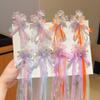 Girls' Hanfu Hair Clip: Fairy Bow with Tassels & Ribbons - No Hair Damage