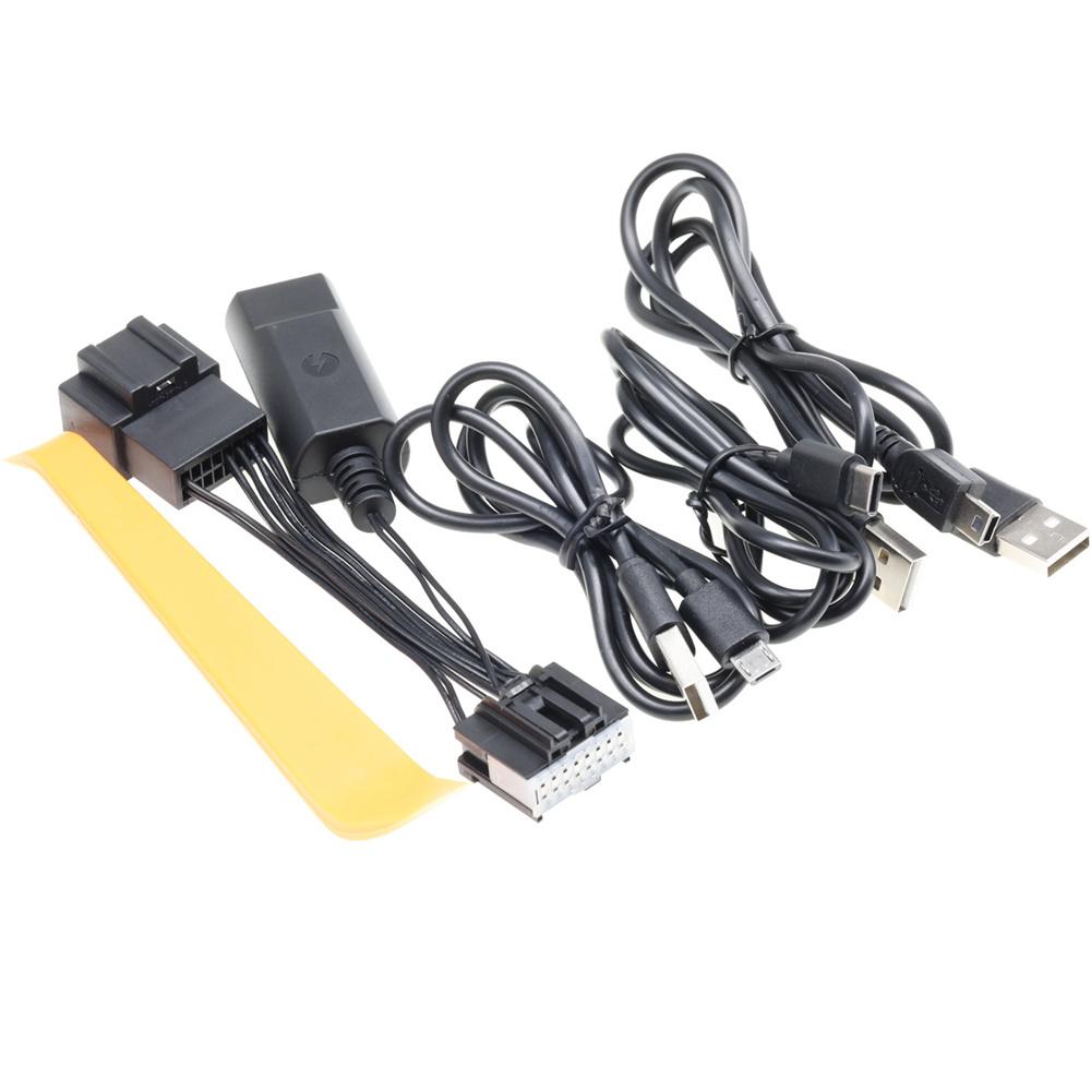 1 x 16-pin to USB Dash Cam Power Adapter For Ford Bronco Explorer F150 Mustang