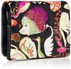 Tsumori Chisato Women's Happy Stuff Mini Folding Wallet, Black