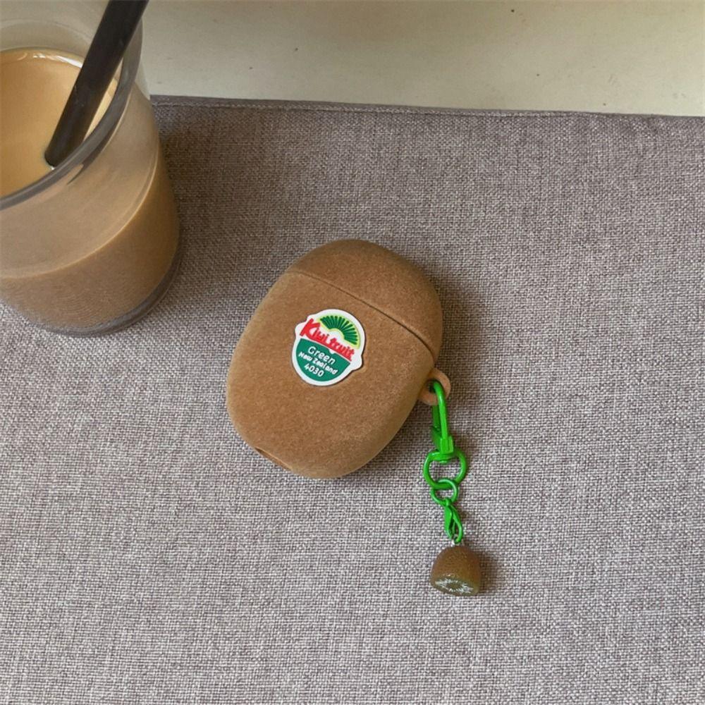 Anti-Fall Kiwi Fruit Earphone Case Dustproof Charging Box Shell for Airpods 4 3 2 1/ Pro/Pro2