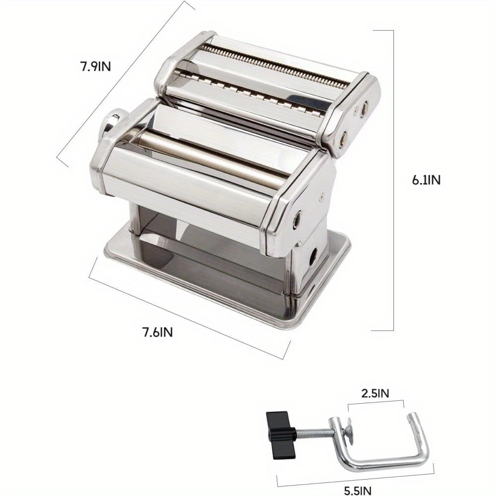 Manual Pasta Maker Machine With 7 Adjustable Thickness Settings Perfect For Spaghetti, Fettuccini, Lasagna,Dumpling Kitchen Tool