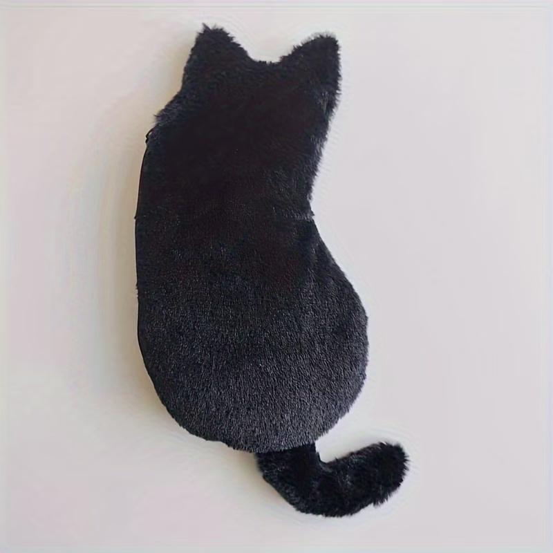 Cute Plush Cat Pencil Case with Fluffy Ears & Big Eyes - Large Capacity Supply for & s, Durable Kitten-Themed Pencil Holder