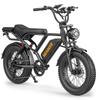 HEADEER BK20 Bicicleta Elétrica para Adultos Bateria 48V20AH Motor 750W Bicicleta Elétrica Carga 150KG Autonomia 80KM Pneus Largos 20 Polegadas E-Mountain Bike para Off-Road