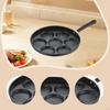 7 Cup Egg Pan Skillet Induction Divided Cooker with Heat Resistant Handle Omelette Nonstick for