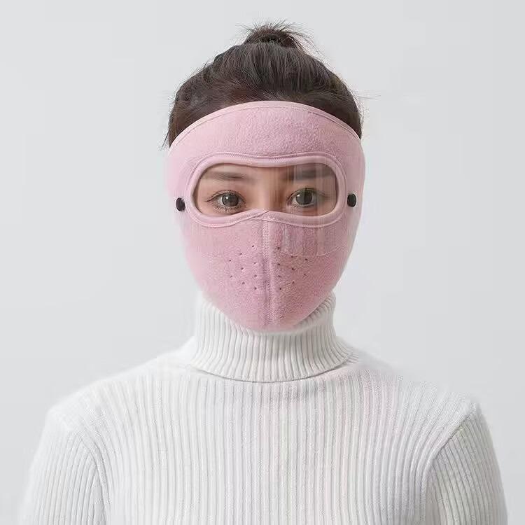 Kinder Winter Fleece Maske mit Ohrenschutz für Jungen & Mädchen