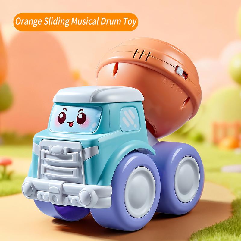 

Tummy Time Plaything 2-In-1 Musical Car Melody Sound & Crawling Encouragement Design Perfect For Baby Head Lifting & Interactive Play