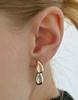 Attica Raw Layered Drop Earrings / Ebc052