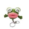 Fun Charming And Green Plush Frog Keychain Cartoon Toy Perfect For Gifts Girls
