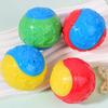 Interactive Squeaky Dog Toys for Aggressive Chewers 3 Pack TPR Balls with Voice for Teeth Cleaning Dog Training Supplies