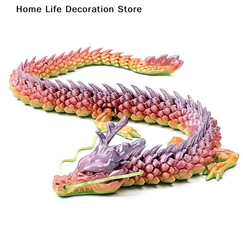 3D Printed Chinese Dragon Full Body Joints That Can Move Home Furnishings and Decorations Are Worth Collecting Creative Kids Toy