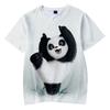 New Giant Panda Cute Animal Men's and Children's Color T-shirt 3D Printed Sports Breathable Lightweight Translucent Top