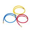 3pcs 1/4" SAE R12 R22 R502 Manifold Gauge Sets Three-color Charging Hoses