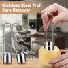 Stainless Steel Fruit Vegetable Core Remover Pepper Seed Corer Tool Kitchen Gadgets for Tomatoes Chili Peppers Vegetables Kitchen Tools