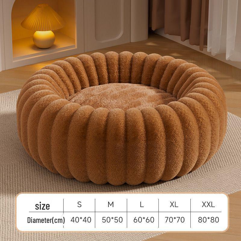 Cozy Winter Cat Nest: Warm Multi-Nest Bed for Kittens & Families