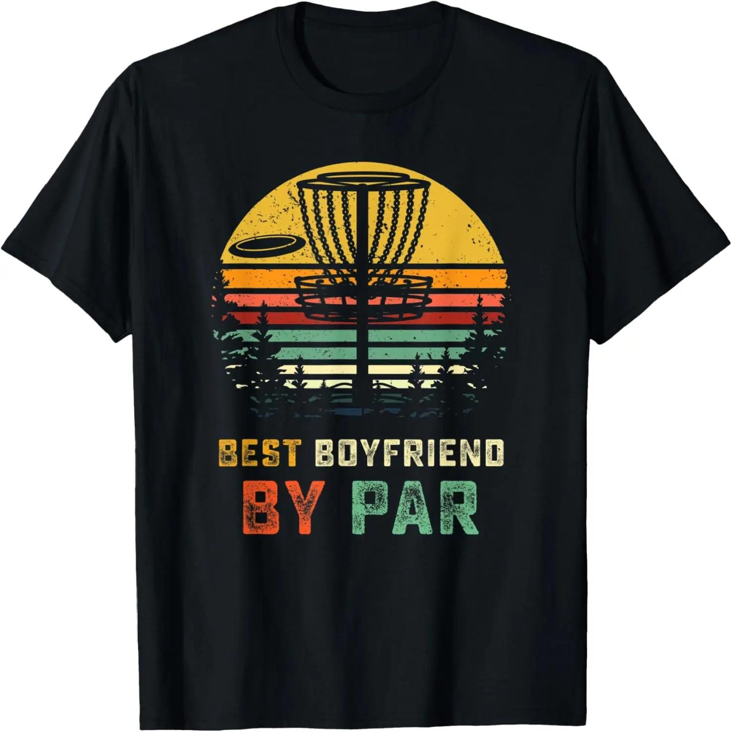 Best Boyfriend Disc Golf BF Frisbees Disk Golfer Golfing T-Shirt S