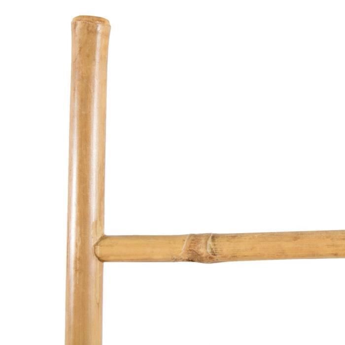 VidaXL Echelle à Serviettes 5 Echelons Tangement de Serviettes Porte-serviettes Support Douche Salle de Bain 43719
