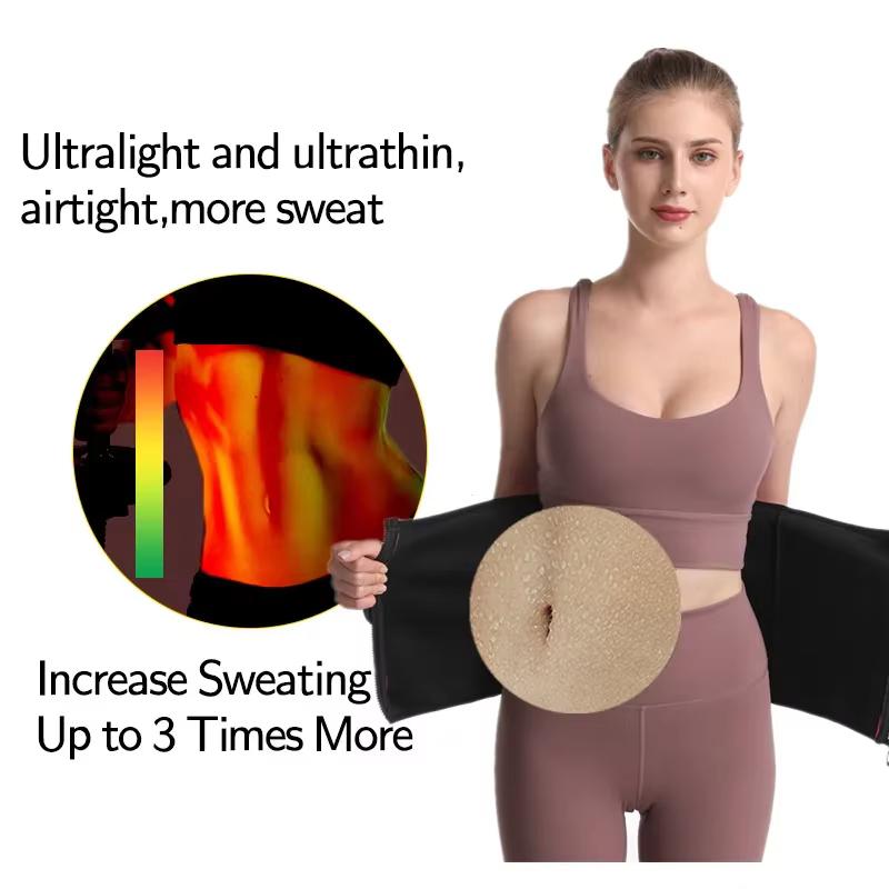 Women Waist Trainer Belly Slimming Sheath Sauna Body Shaper Fat Burning Shapewear Corsets Tummy Trimmer Sweating Workout Belts 5