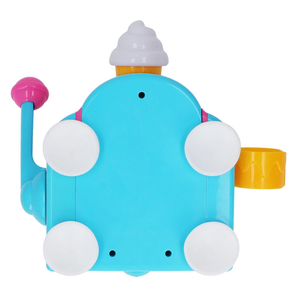 Kids Bubble Machine DIY Ice Cream Shape Foam Powerful Suction Bubble Maker Toy for Bathing Bathroom