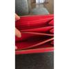 Used LOUIS VUITTON Vernis Long Wallet Red