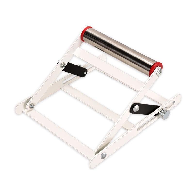 Adjustable Folding Stainless Steel Material Support Stand with Lifting Auxiliary Bracket
