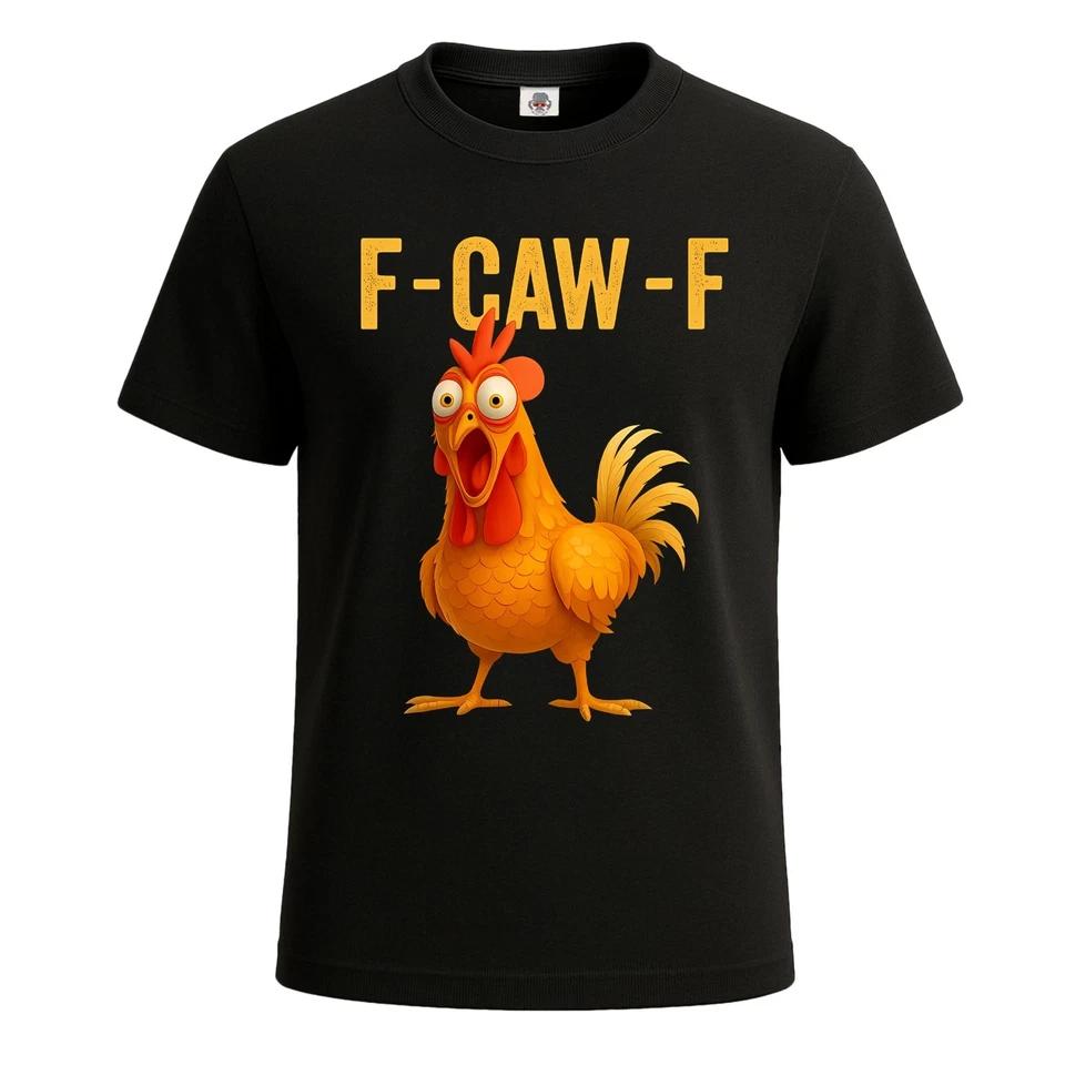 

F CAW F COCK Christmas Party Mens T Shirt Joke Gift Funny Xmas Tee Top XL