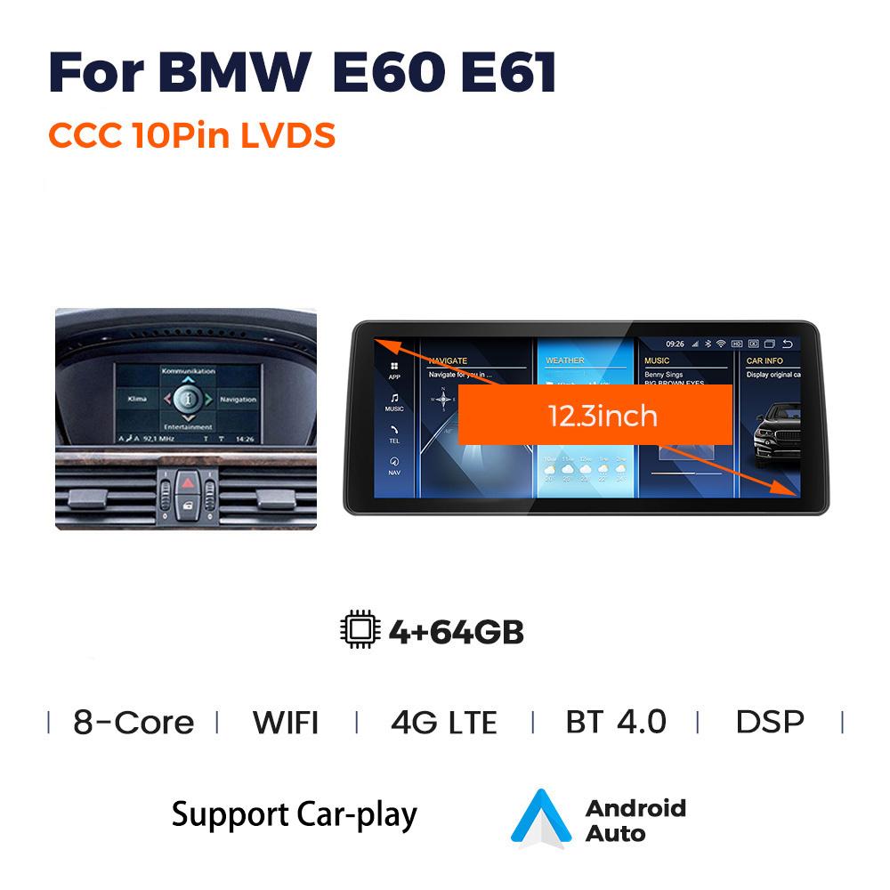 Navigation all-in-one machine for BMW E90-12.3 inch 4+64