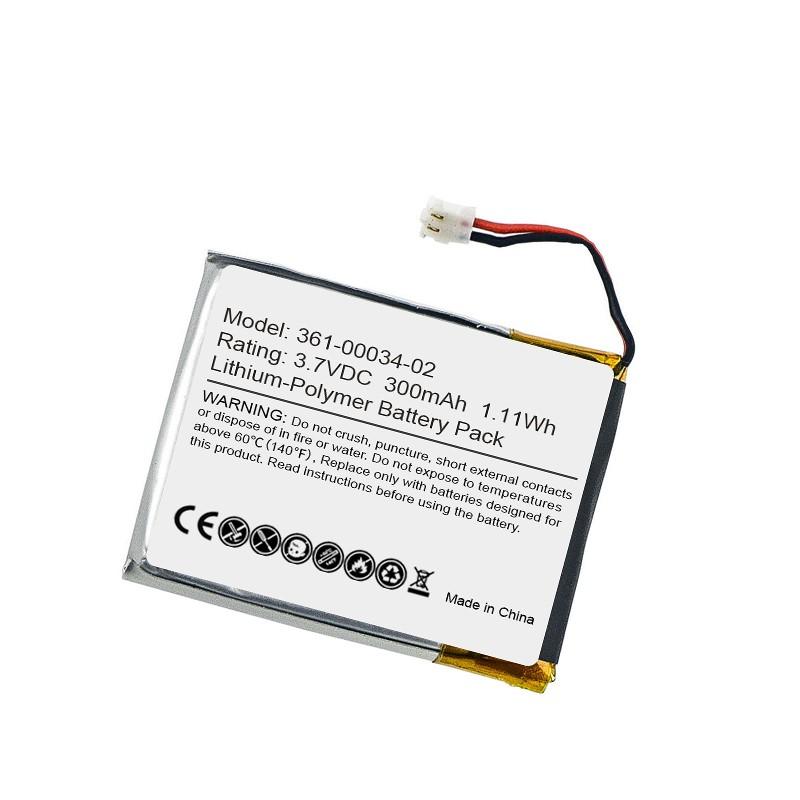 3.7V 300mAh 1.11Wh Replacement Battery 361-00034-02 | Compatible with Garmin Fenix 3 / Fenix 3 HR Smartwatch | Watch Battery Replacement