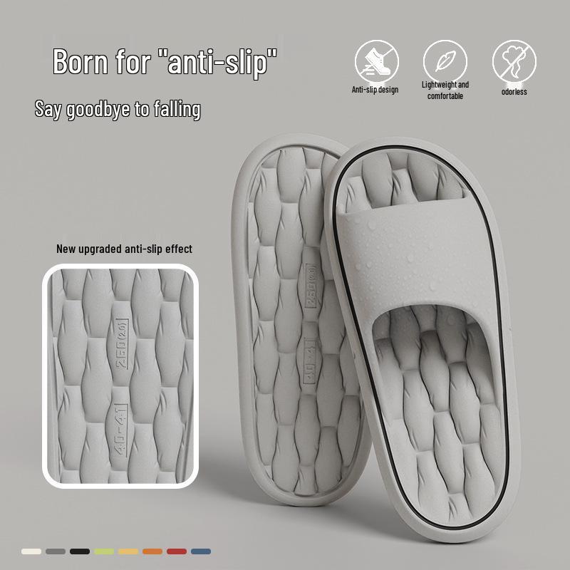 Unisex Cloud-Like Non-Slip Summer Slippers for Home, Bath, or Beach