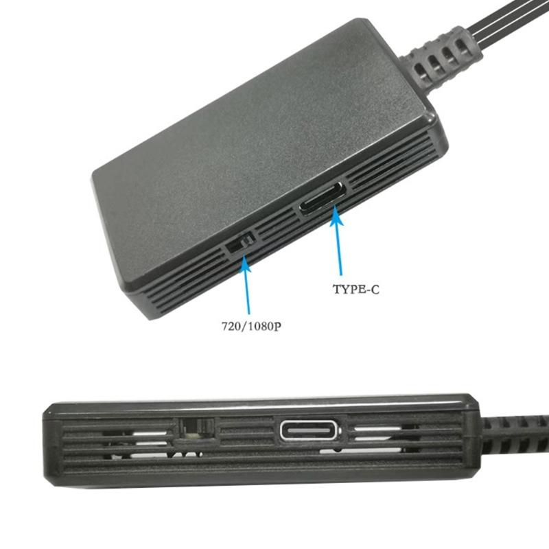 AV CVBS To HDTV Upscaler Device Converts Analogs Composite RCAs Input To Digital 1080P 60Hz For HDTV Projectors Gaming Consoles VCR