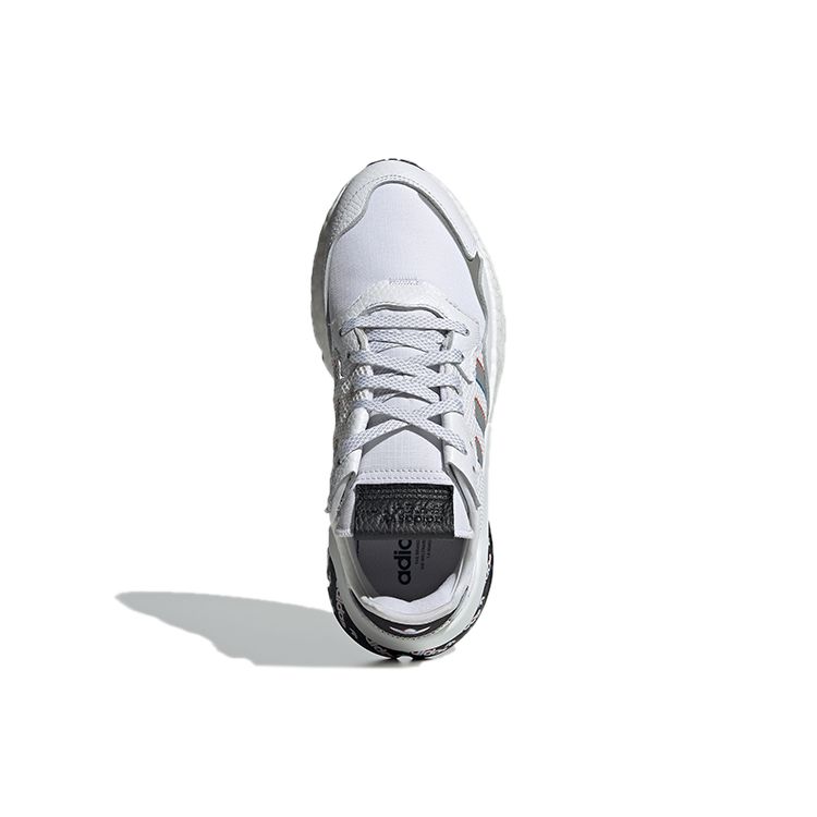 Adidas Originals Nite Jogger Fabric Sports Comfortable Durable Low-Top Lifestyle Casual Shoes Unisex Casual Shoes White Black H01719