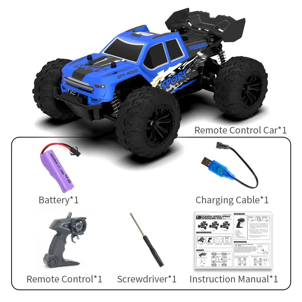 non-toxic RC Off-Road Car Q220 High-Speed 20 Km/h 2.4G Remote Control Racing Vehicle Climbing Buggy Drift Truck Children's Gift for children