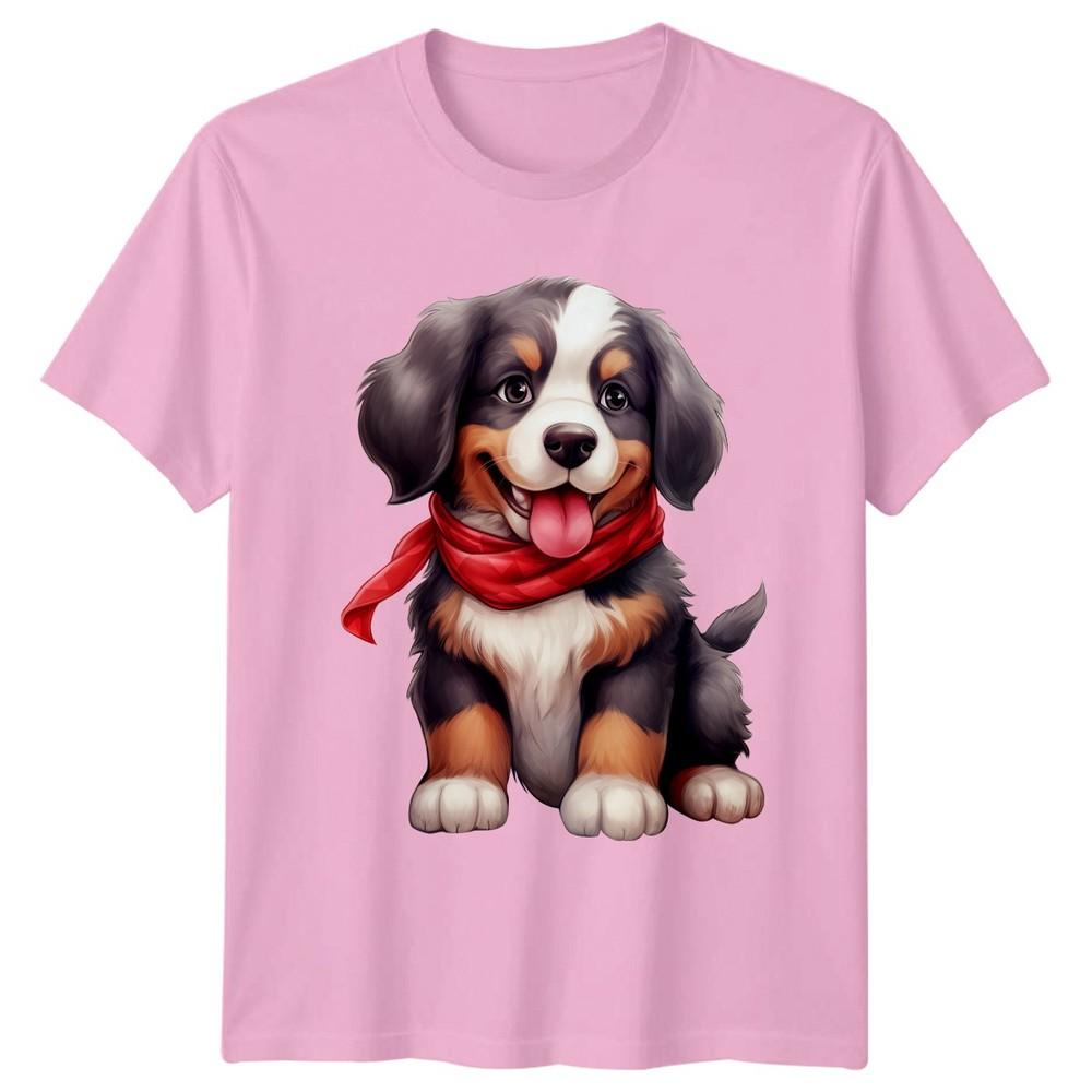 Bernese Mountain Dog Puppy Dogs Animals Unisexs TShirt Unisexs Graphic Unisex b
