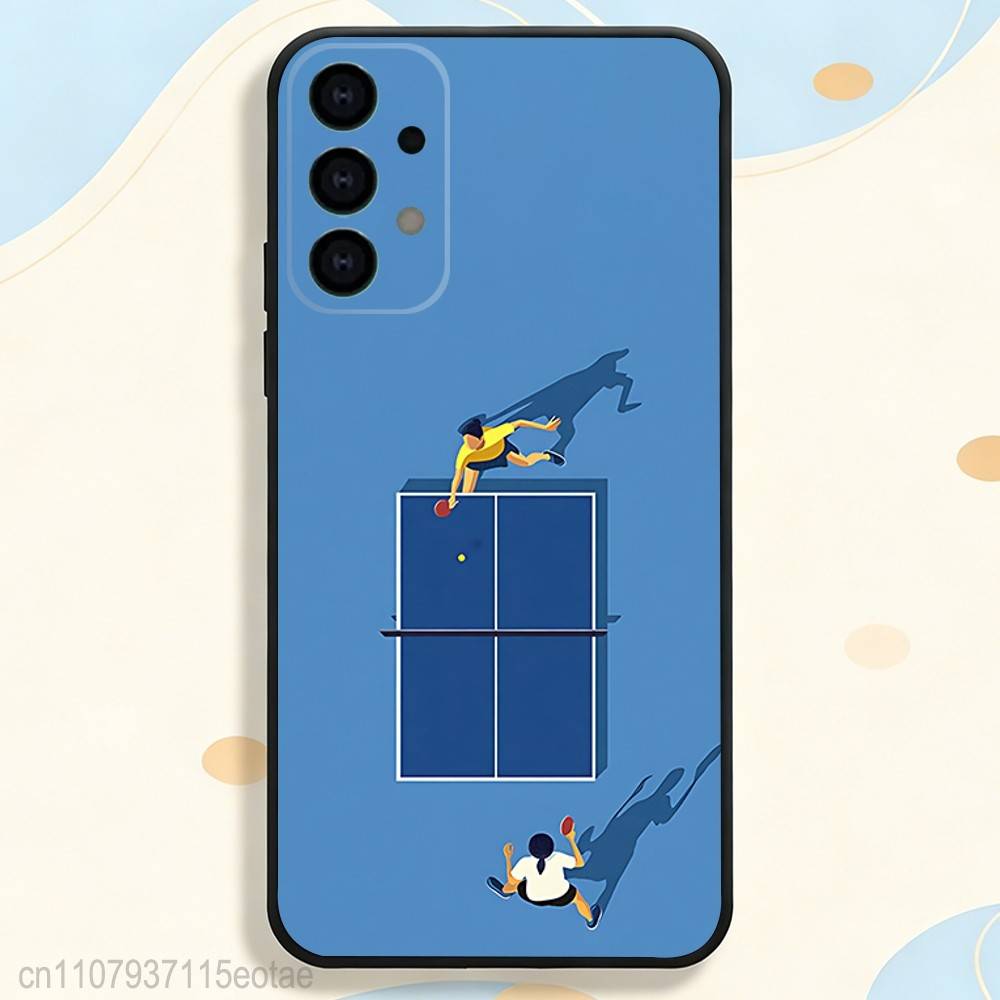 

Table Tennis Racket Ping Pong BALL Case for Samsung Galaxy S26 S21 S25 FE S24 S23 Ultra S20 S9 S22 Plus S10 TPU Cover SamsungS25PLUS