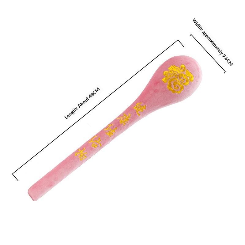 1Pcs Back Pain Relief Portable Body Vibration Hammer High Elasticity Latex Velvet Massage Pat Fu Character Slap Stick Massager