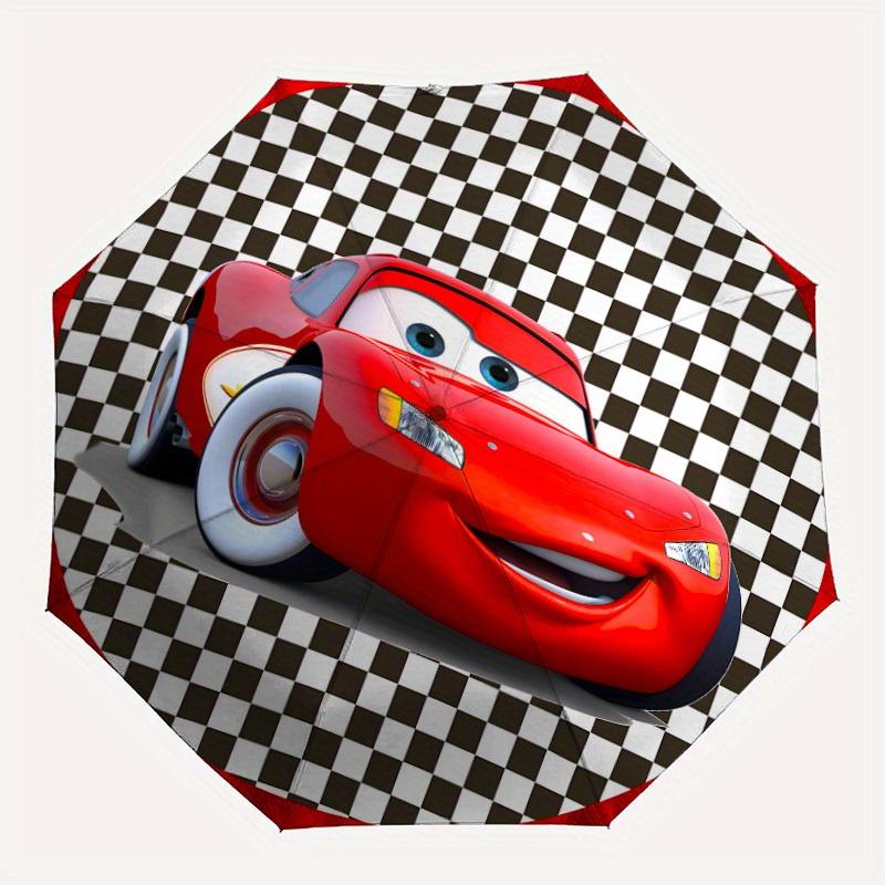 

1pc Cars Automatic Folding Umbrella - Portable Foldable Design with 8 Ribs, Durable Plastic & Iron Frame, Outdoor Umbrella yy250731003