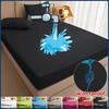 Waterproof Fitted Sheet, Extra Deep Pocket Fitted Sheets Only, Softness Comfort Breathable Noiseless Durability Wrinkle-Free Mattress Pad