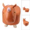 Cute Animal Footstool with Soft Padded Cushion and Prevent Slip Feet Small Footrest Stools for Kids Adults