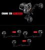 LIVRE 11566 Crank 120 B Series EP37B Knob Installed No Center Nut All Black (CRANK 120) FK120P-B37-BKBK