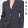 ELLASSAY Women's Triacetate Slim-Fit Blazer