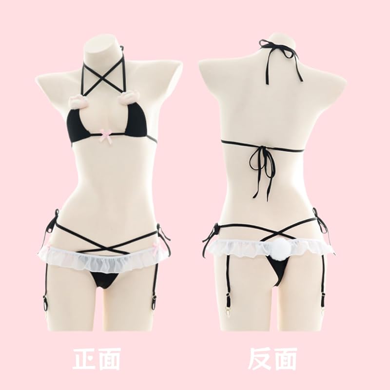 [Najiny] bikini sexy cosplay cat costume Fluffy cat claw Moe cute three-dimensional tail Radical bold elasticity disguise party event