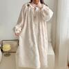 OEING Women's Winter Flannel Princess Nightgown
