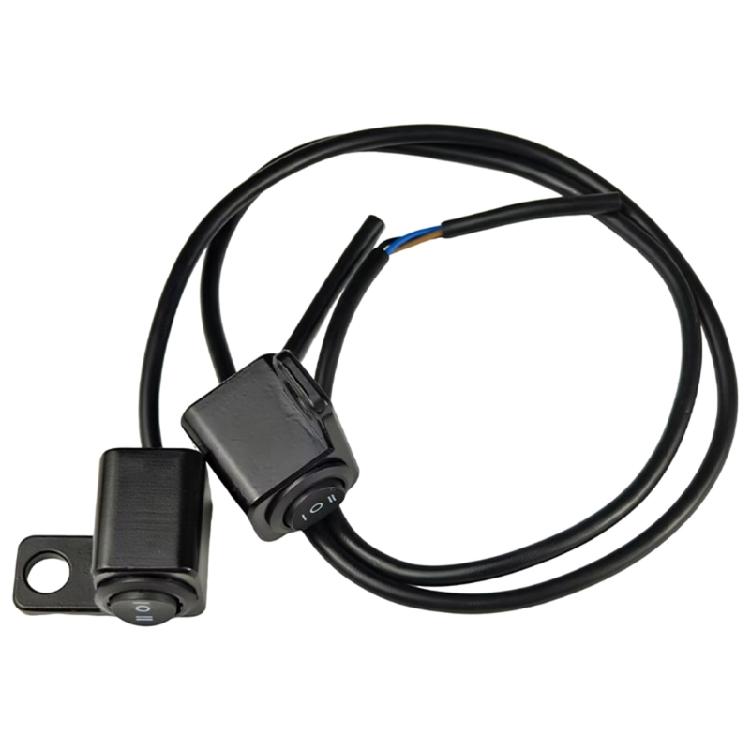 Left/Right Motorcycle Headlight Switches 12V Fog Spotlight Switches Modified Accessories Handlebar Mirror Mount Switches