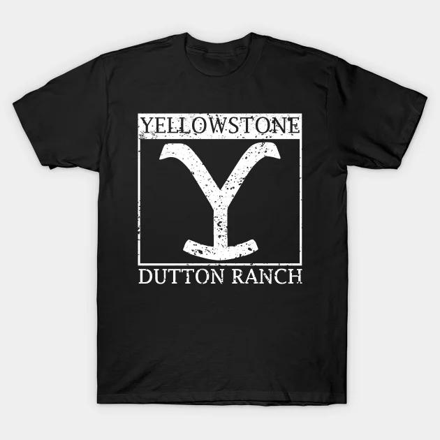 Yellowstone Dutton Ranch T-Shirt TV Shows T-Shirts Cool Western Cowboy Grafik T-Shirt Männer Shirt Ropa Hombre Camisetas