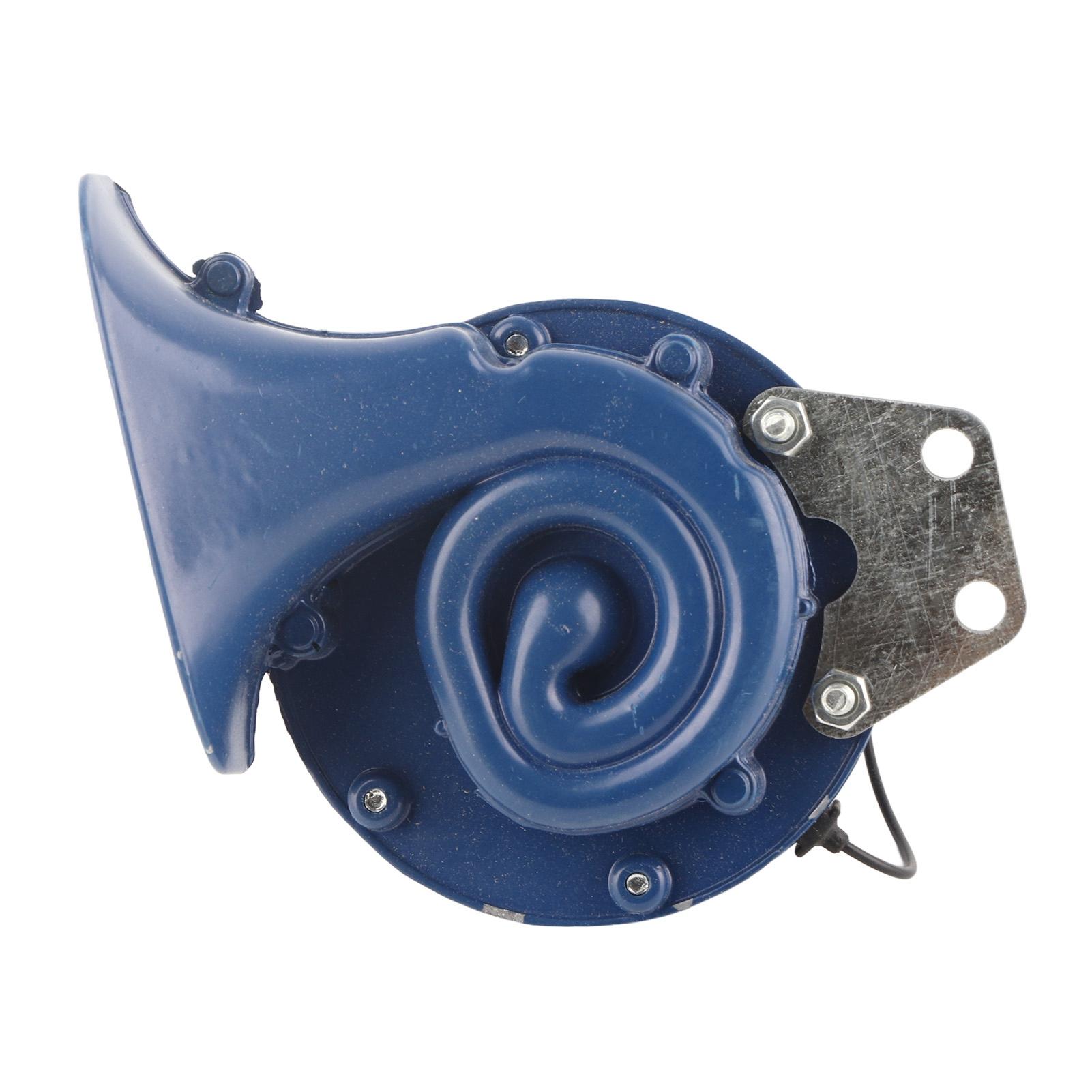 

Universal 8V 110dB Electric Snail Horn Air Trumpet for Car Motorcycle Truck Boat 9ABlue синій