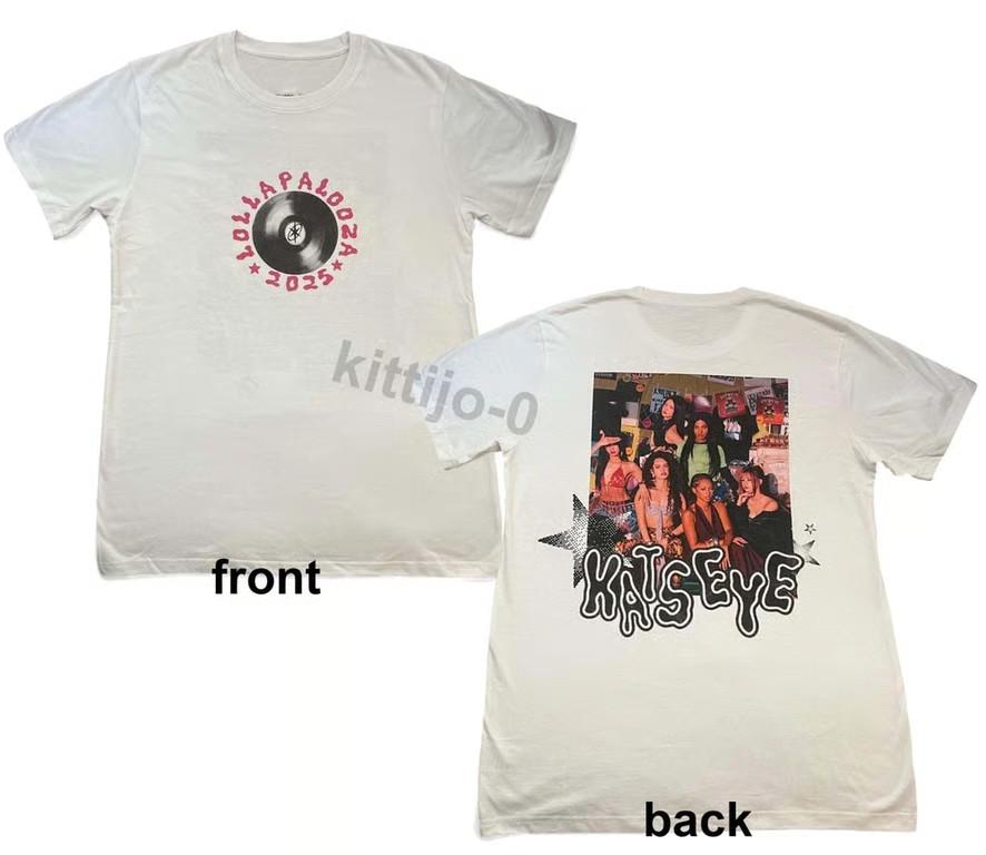NEW Katseye Lollapalooza 2025 Exclusive reprint T-Shirt Unisex T-Shirt XL