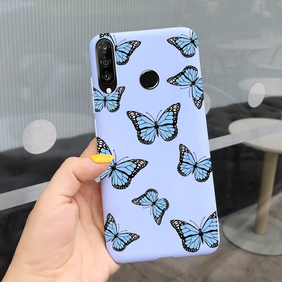 For Huawei P30 Lite Pro Case Fashion Girls Butterfly Bees Soft Fundas For Huawei P30 Pro VOG-L29 ELE-L29 P 30 Lite P30lite Coque