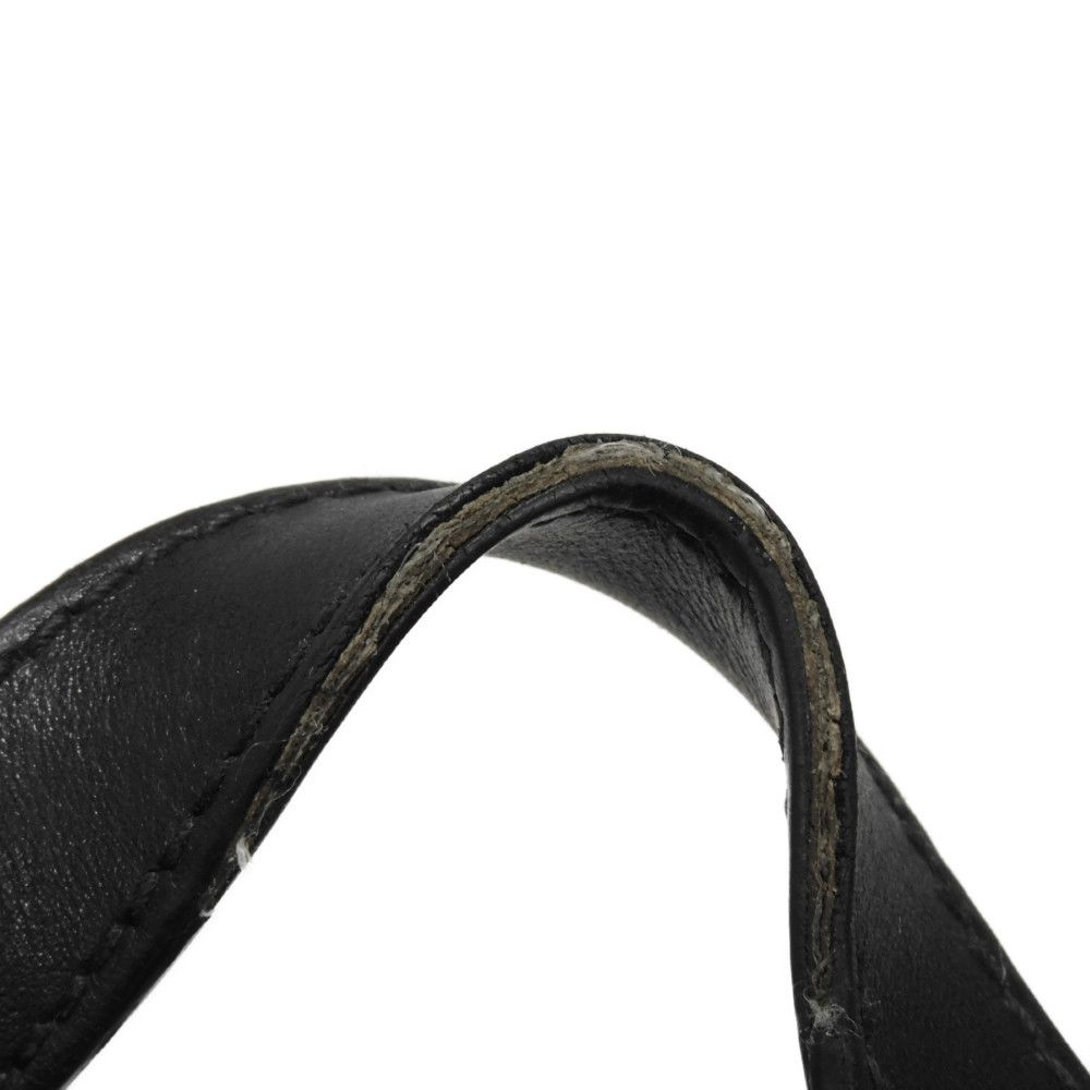 Used 9539 GG Embossed Tote Bag 625774 7924 Punching Shoulder Bag Double G Black Men's from Japan AUTHENTIC