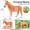 Oenux Grassland Wild Steed Farm Animal Small Horse Model Action Figures PVC Home Decoration Figurines Collection Toy Kid Gift