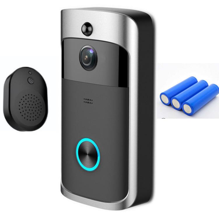 Smart Low Power Wifi Wireless Video Doorbell With Voice Intercom And Mobile Monitoring
