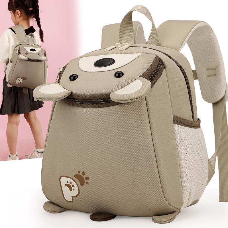 Cute three-dimensional children's schoolbag cartoon baby going out to play boys and girls backpack diving material kindergarten backpack